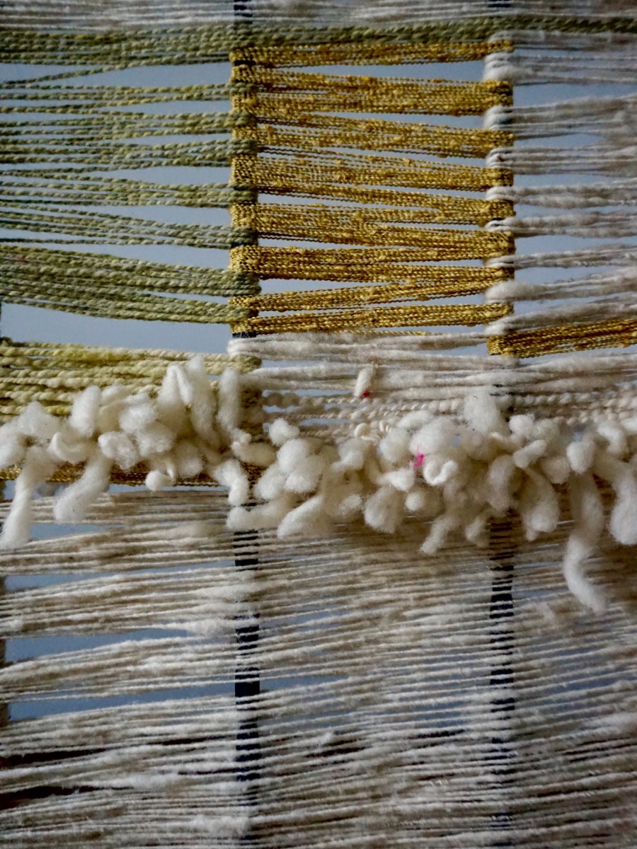 Basement Railing Weaving