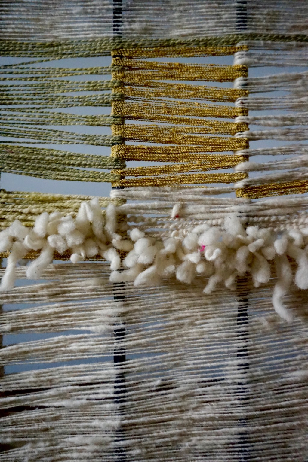 Basement Railing Weaving