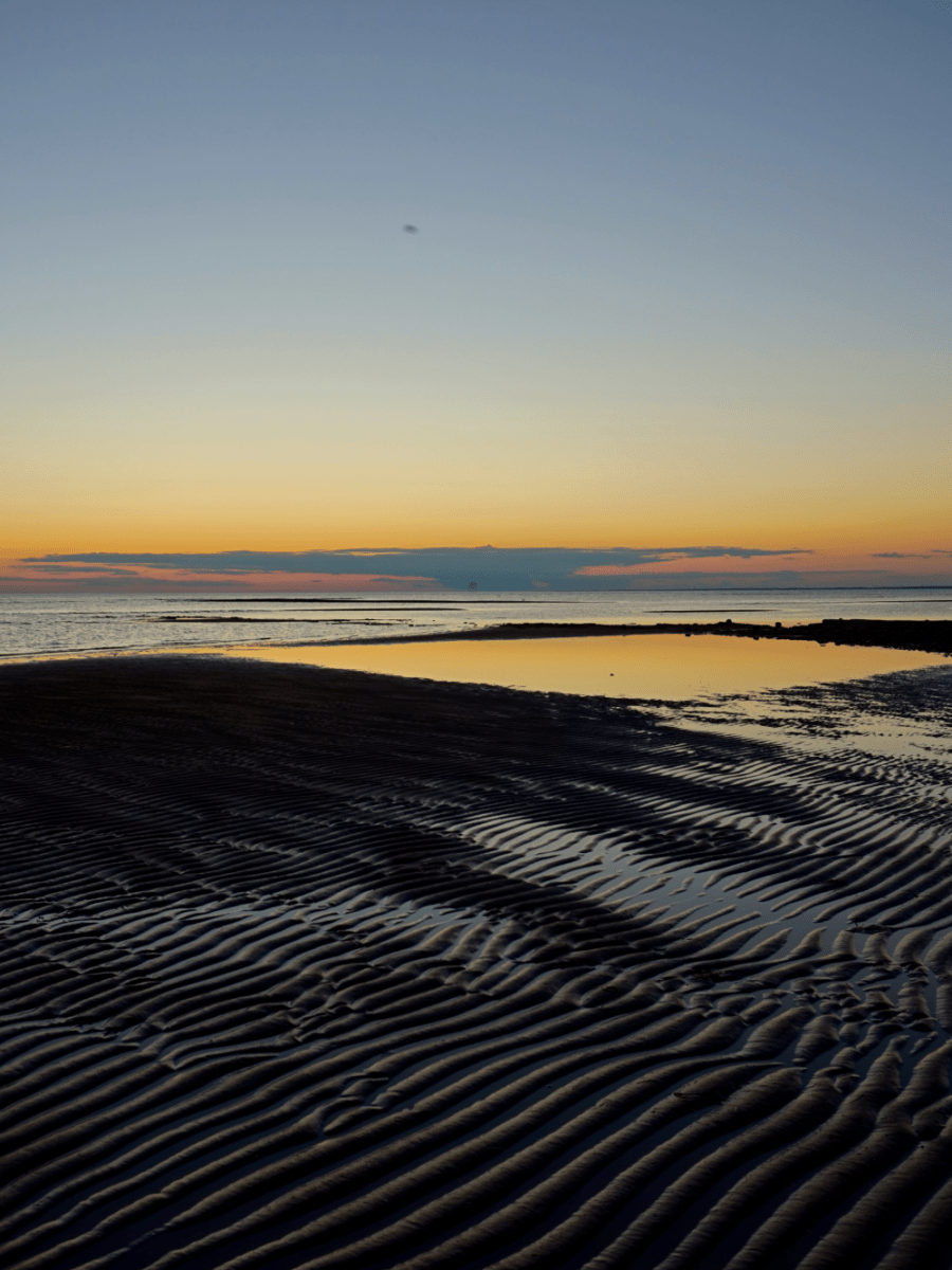 Incoming Rain and Moon Tides: Chelton Beach, Prince Edward&nbsp;Island
