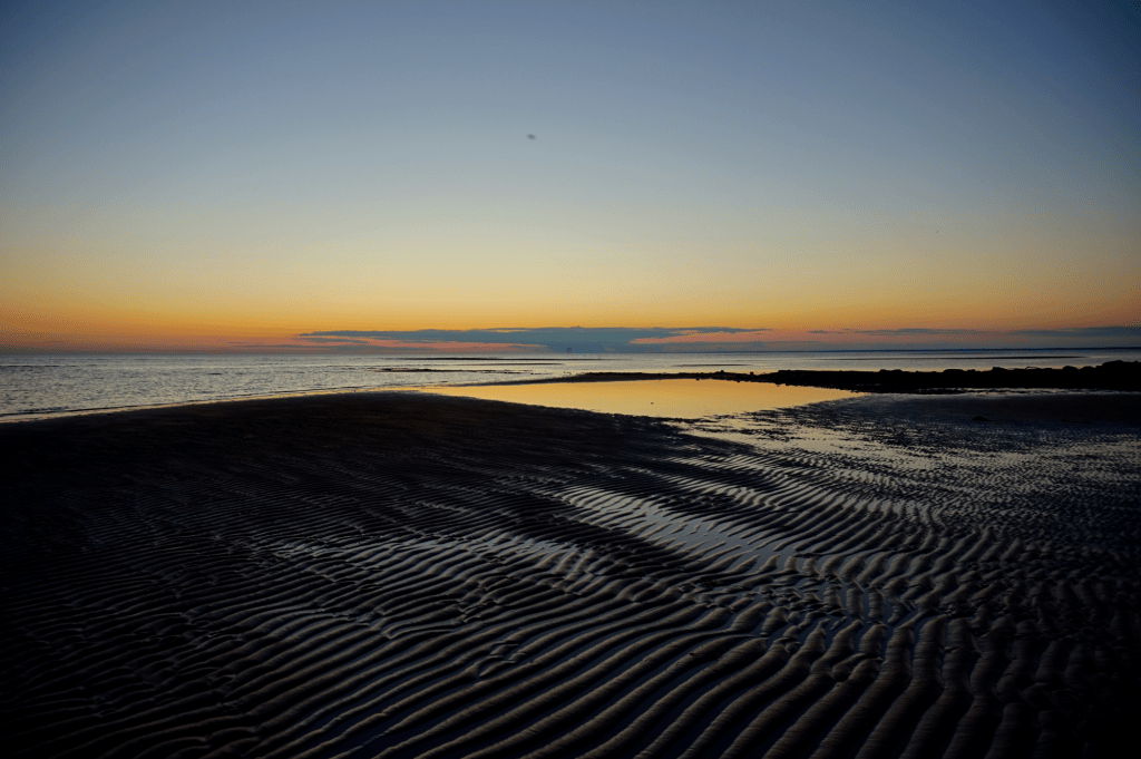 Incoming Rain and Moon Tides: Chelton Beach, Prince Edward&nbsp;Island